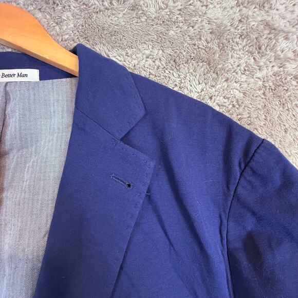 Richard Choi Light Jacket Navy Blue Blazer Be a Better Man IC 56R 44R 46R 44-46 - Picture 6 of 14